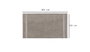 Mijölnir Toalla de Manos Valencia - Warm Grey 50 x 90 cm 550 gr/m² Algodón/Bambú